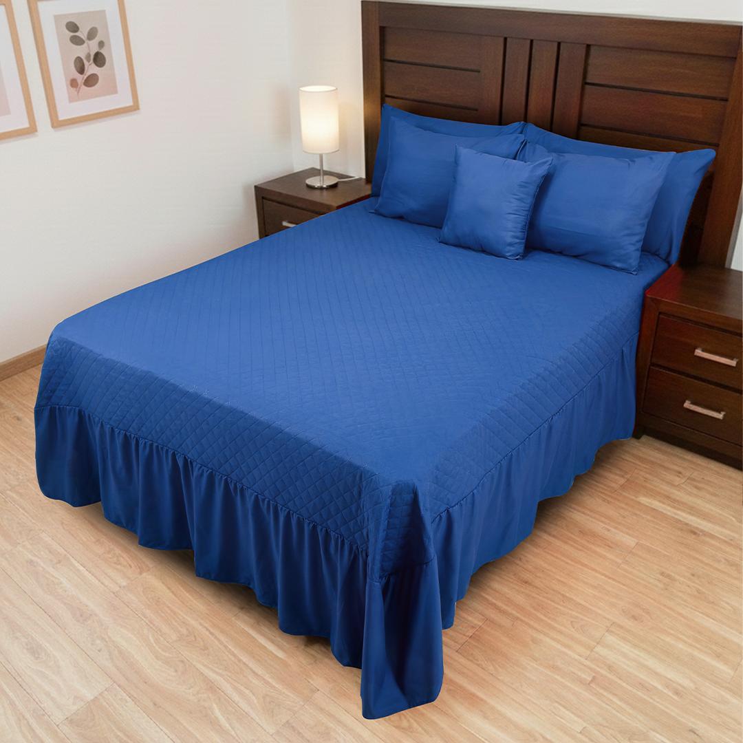 Cubrecama Navy con Vuelo
