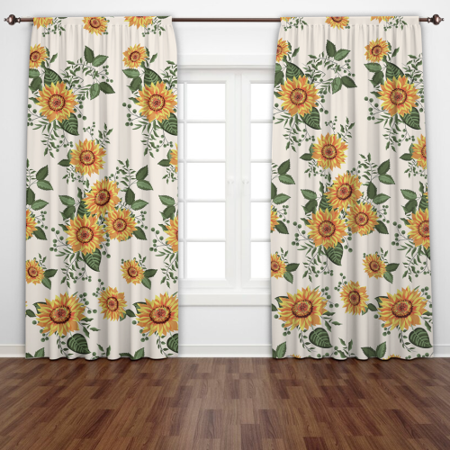 Set de Cortinas Girasoles