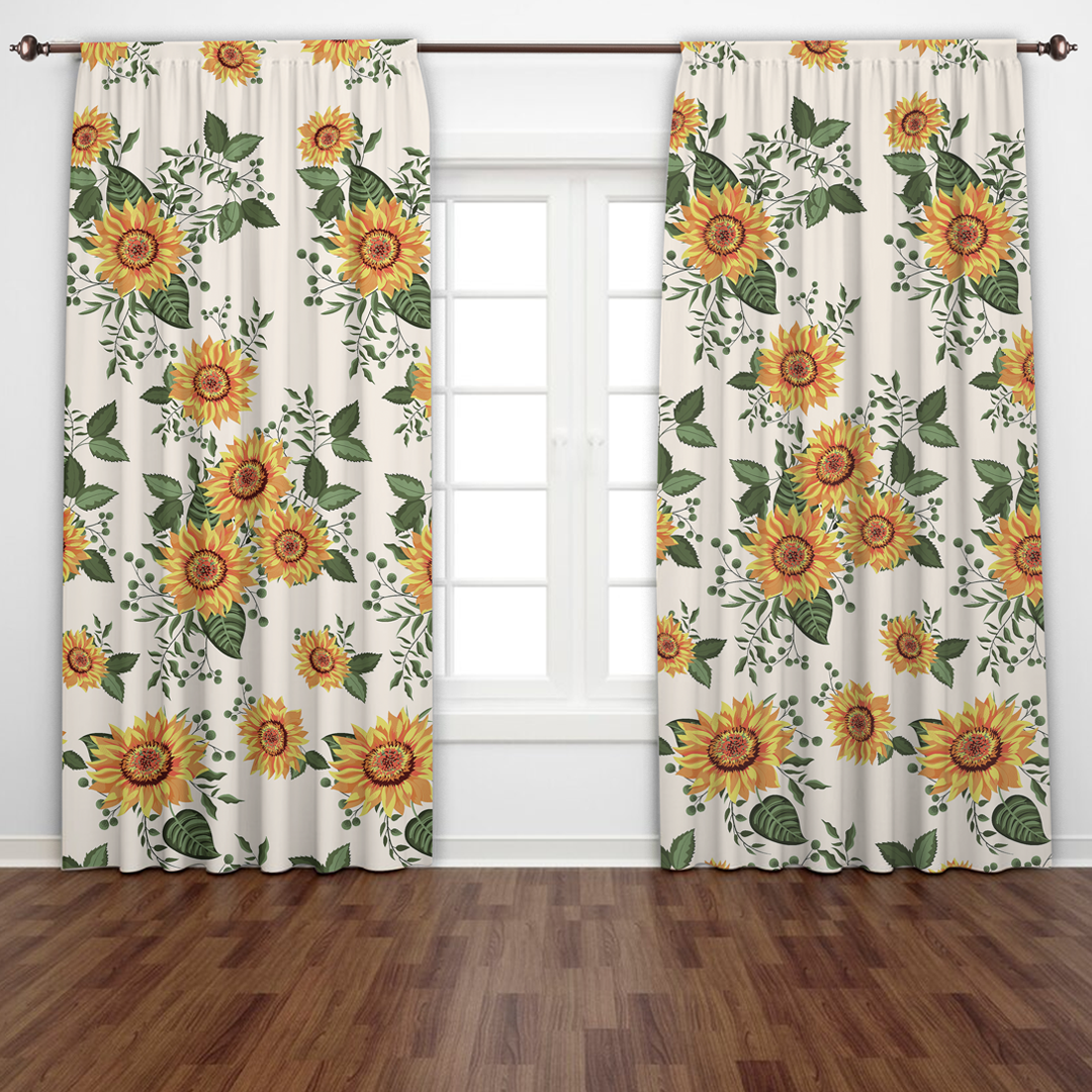 Set de Cortinas Girasoles